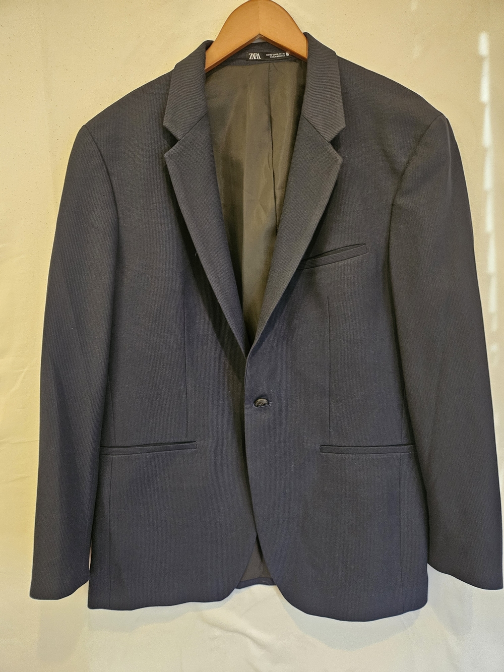 Zara Gray Blazer Size Medium Like New